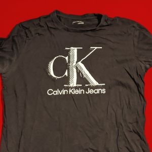 Calvin Klein T-shirt black short-sleeved size M